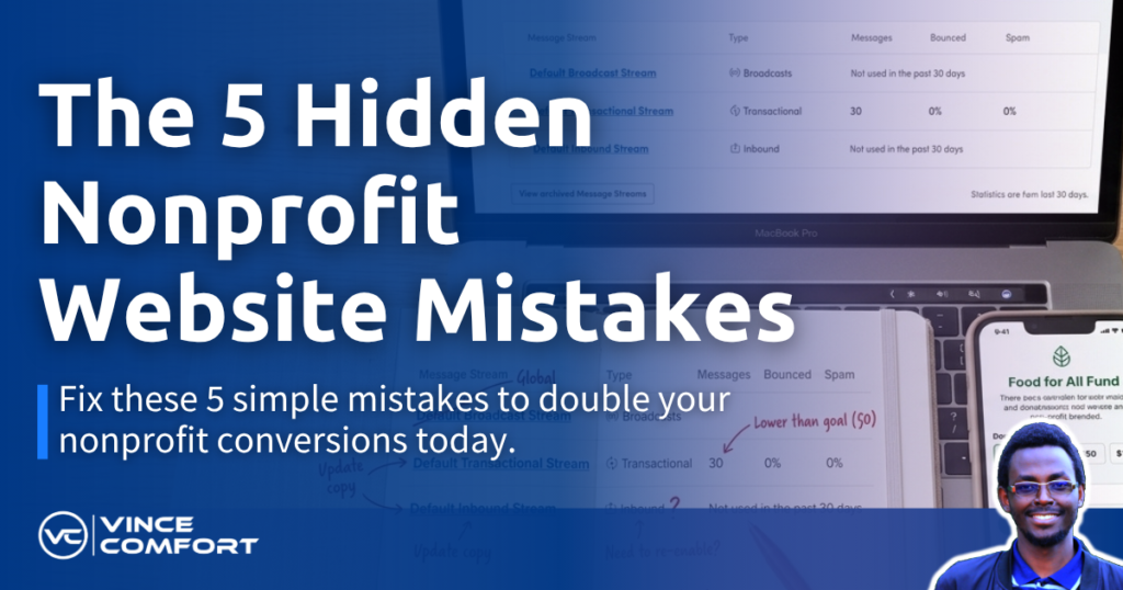common nonprofit website mistakes